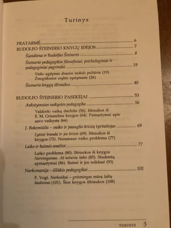 Šteinerio pedagogika ir jos pasekėjai - Danutė Ona Žilienė , knyga 3