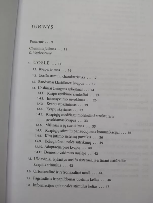 Pojūčiai ir suvokimas : uodimas, skonis, lyta - Autorių Kolektyvas, knyga 5