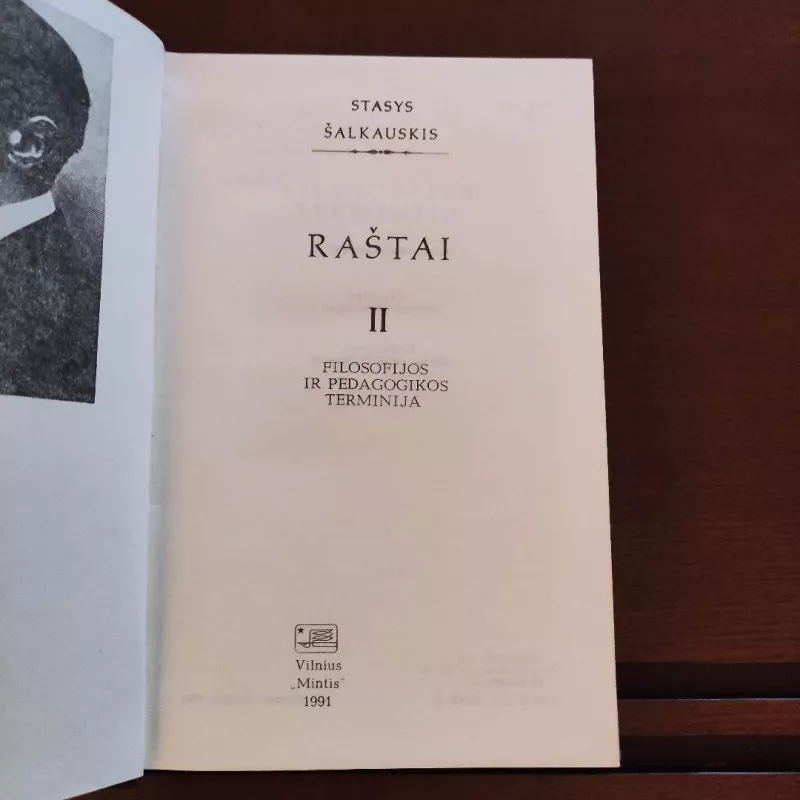 Raštai (II tomas) - Stasys Šalkauskis, knyga 3