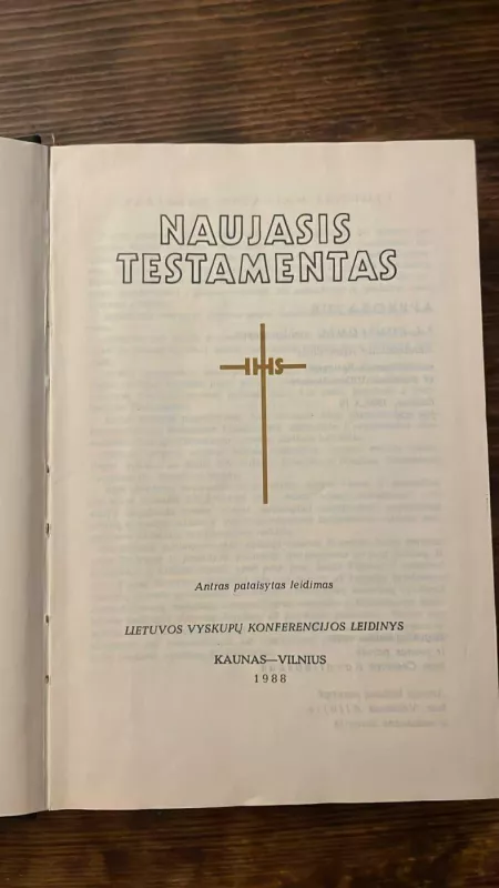 Naujasis testamentas - Autorių kolektyvas (įvairūs), knyga 3