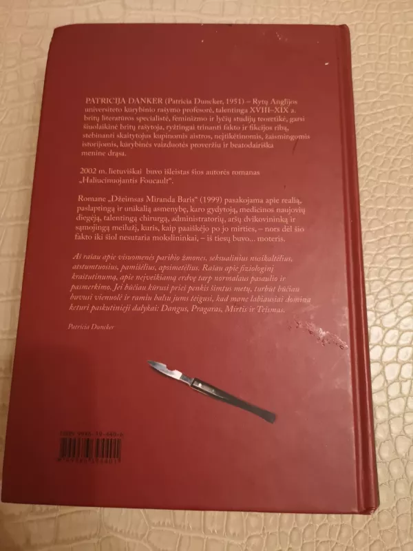 Džeimsas Miranda Baris - Patricia Duncker, knyga 3