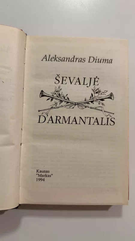 Ševaljė D'Armantalis - Aleksandras Diuma, knyga 3