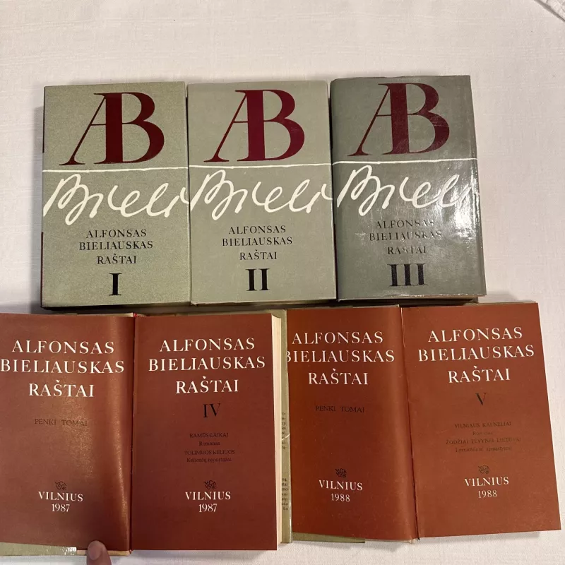 Raštai (5 tomai) - Alfonsas Bieliauskas, knyga 4