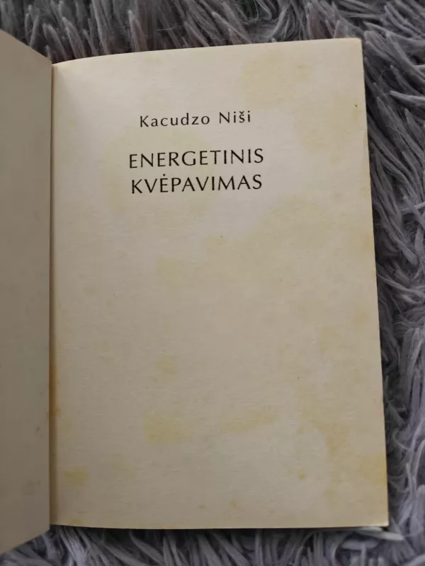 Energetinis kvėpavimas - Kacudzo Niši, knyga 4