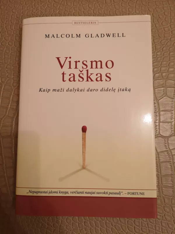 Virsmo taškas: kaip maži dalykai daro didelę įtaką - Malcolm Gladwell, knyga 2