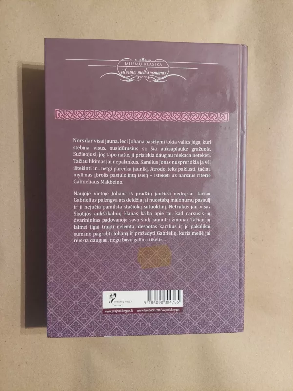 Mano meilė ledi Johana - Julie Garwood, knyga 3