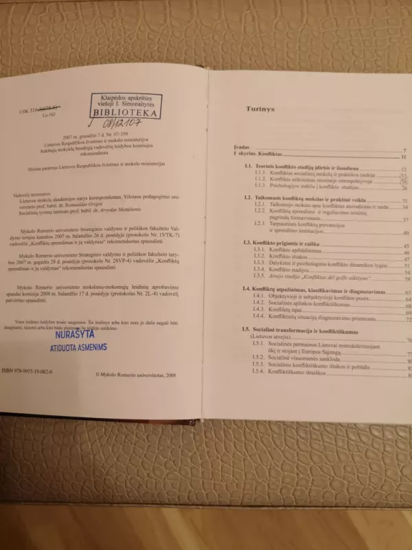 Konfliktų sprendimas ir valdymas - Juozas Lakis, knyga 5