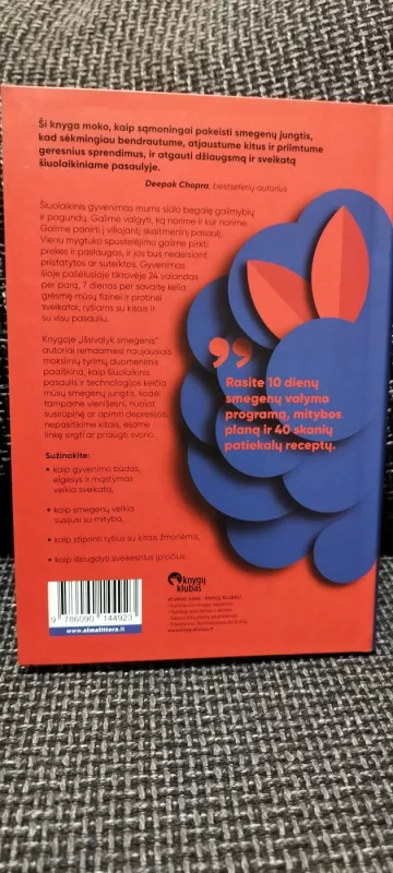 Išsivalyk smegenis: aiškiau mąstyk, keisk savo gyvenimą ir sveikatą - David Perlmutter, knyga 3