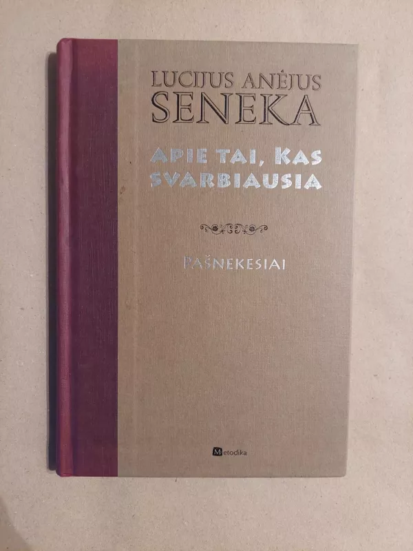 Apie tai, kas svarbiausia. Pašnekesiai - Lucijus Anėjus Seneka, knyga 2