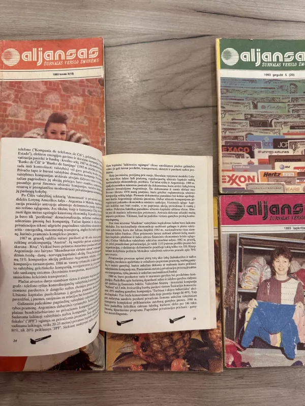 Aljansas: Žurnalas verslo žmonėms. 1993 m. - Autorių kolektyvas (įvairūs), knyga 4