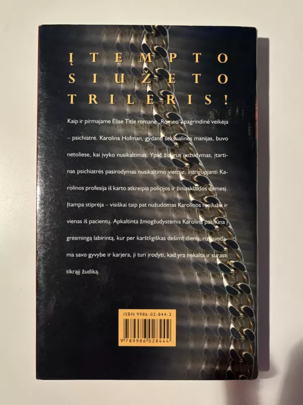 Grandininė reakcija - Elise Title, knyga 3