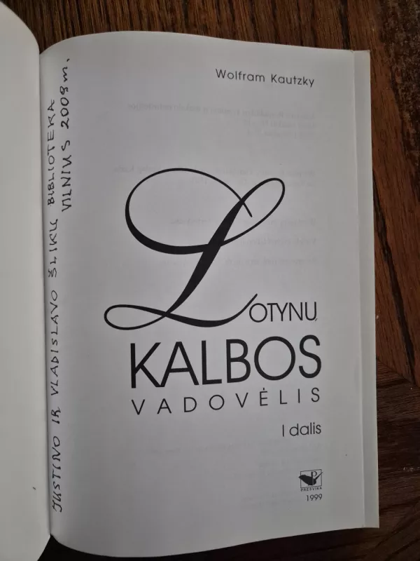 Lotynų kalbos vadovėlis (1 dalis) - Wolfram Kautzky, knyga 5