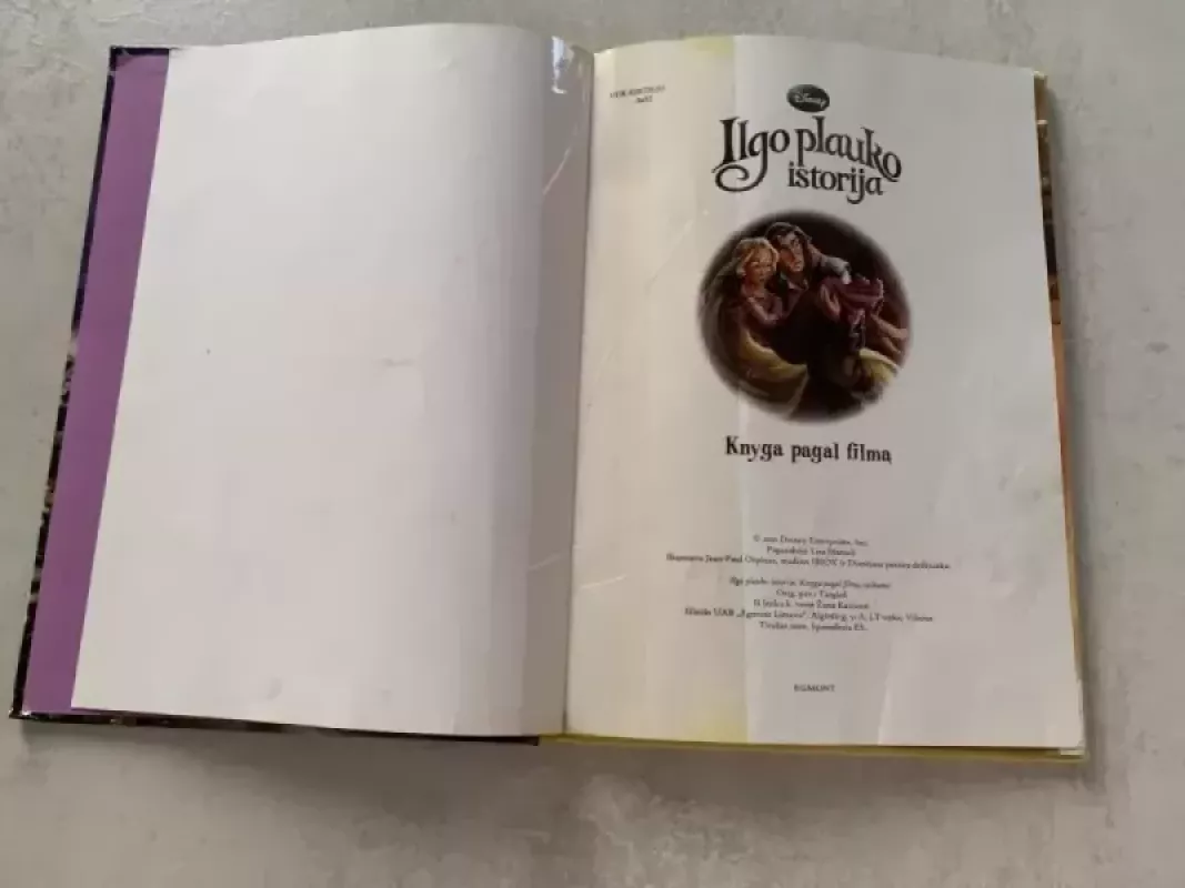 Ilgo plauko istorija - Walt Disney, knyga 5