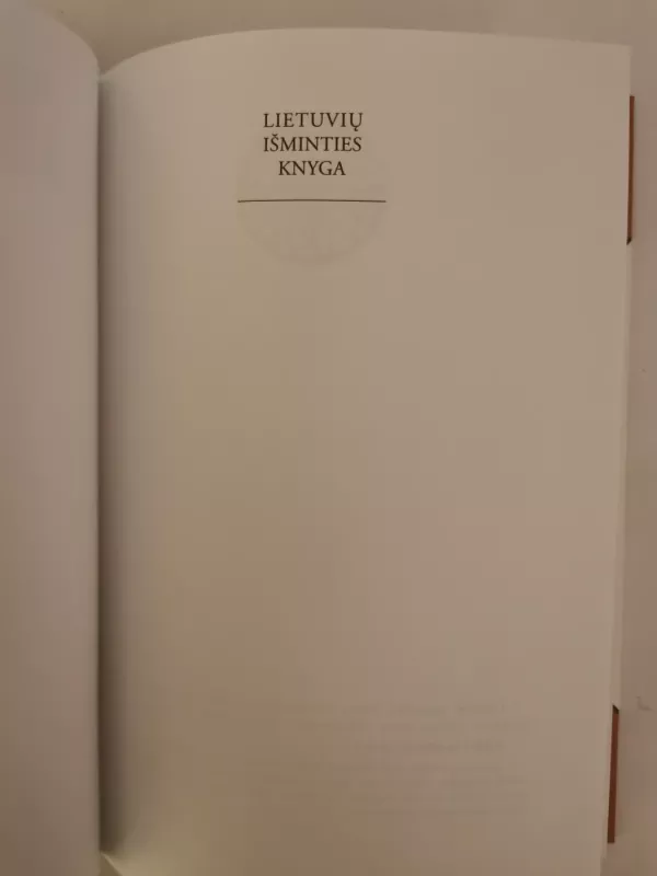 Lietuvių išminties knyga - Jonas Trinkūnas, knyga 3