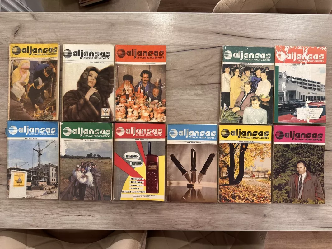 Aljansas: Žurnalas verslo žmonėms. 1994 m. - Autotių kolektyvas, knyga 2