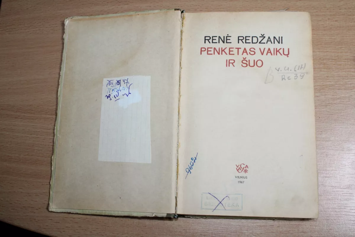 Penketas vaikų ir šuo - Renė Redžani, knyga 5