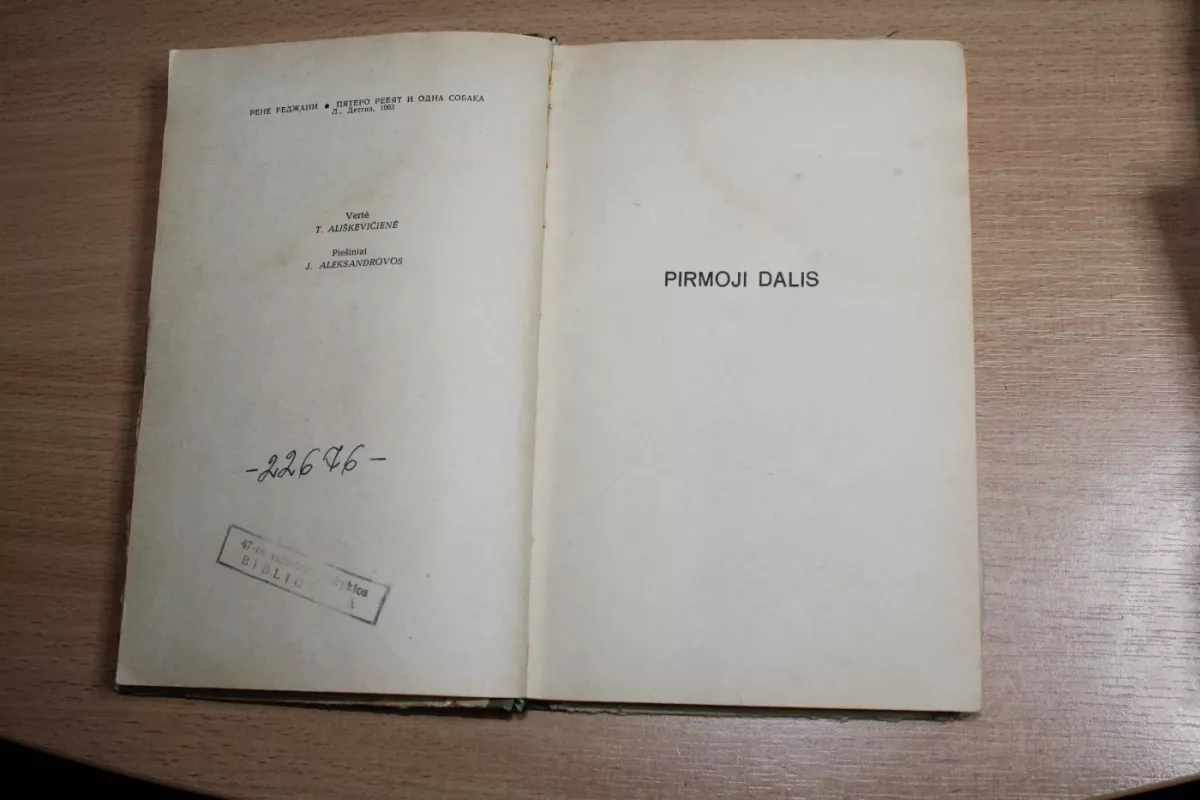 Penketas vaikų ir šuo - Renė Redžani, knyga 6