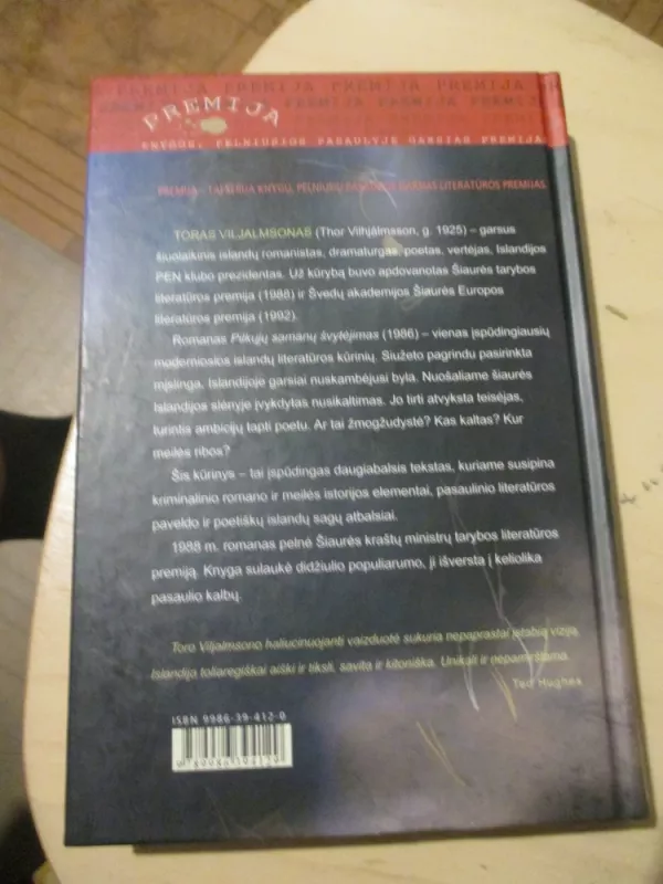 Pilkųjų samanų švytėjimas - Thor Vilhjalmsson, knyga 3