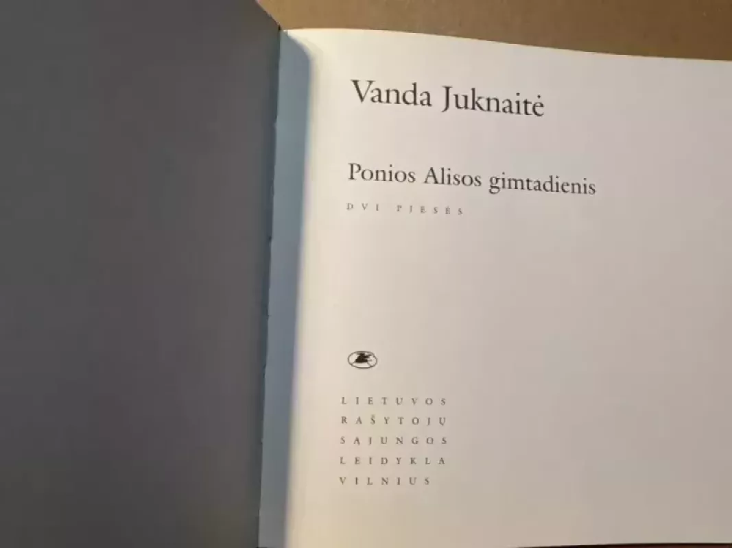 Ponios Alisos gimtadienis - Vanda Juknaitė, knyga 3