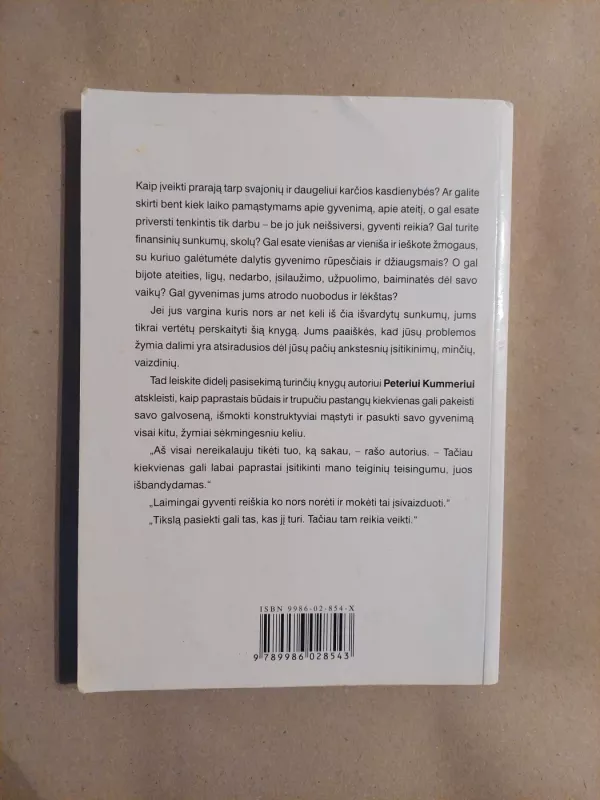 NORIU GALIU PASIEKSIU - Peter Kummer, knyga 3