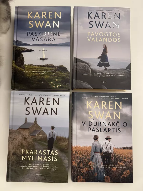 Knygų serija Laukinė sala (Paskutinė vasara, Pavogtos valandos, Prarastas mylimasis, Vidurnakčio paslaptis) - Karen Swan, knyga 2