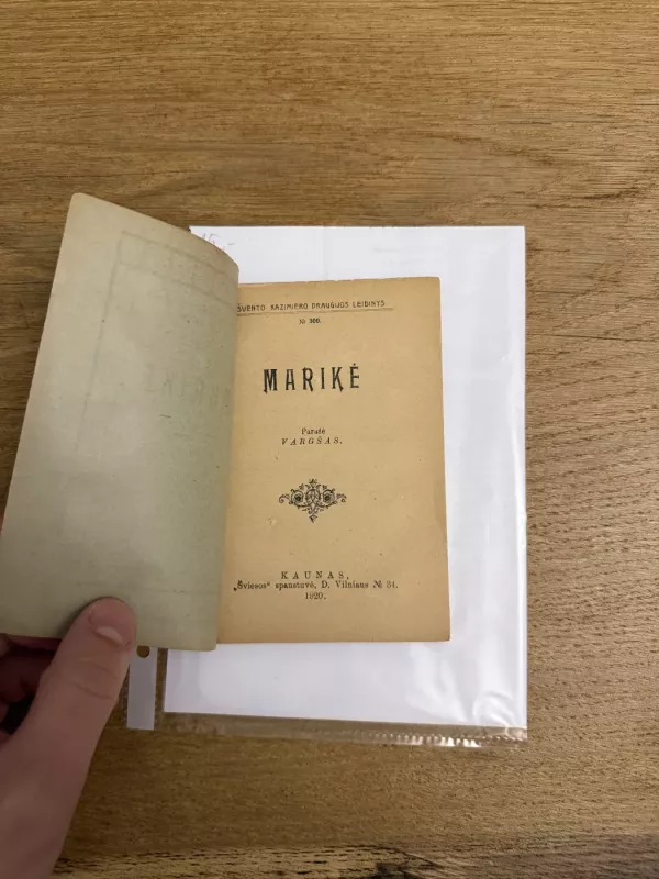 Marikė - Bronius Laucevičius-Vargšas, knyga 3