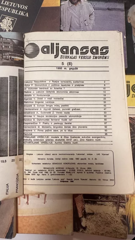 Aljansas: Žurnalas verlo žmonėms. 1992 m., 5-12 (8-15) - Genadijus Konopliovas, knyga 3