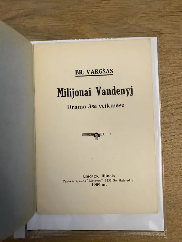 Milijonai Vandenyj - Bronius Laucevičius-Vargšas, knyga 3