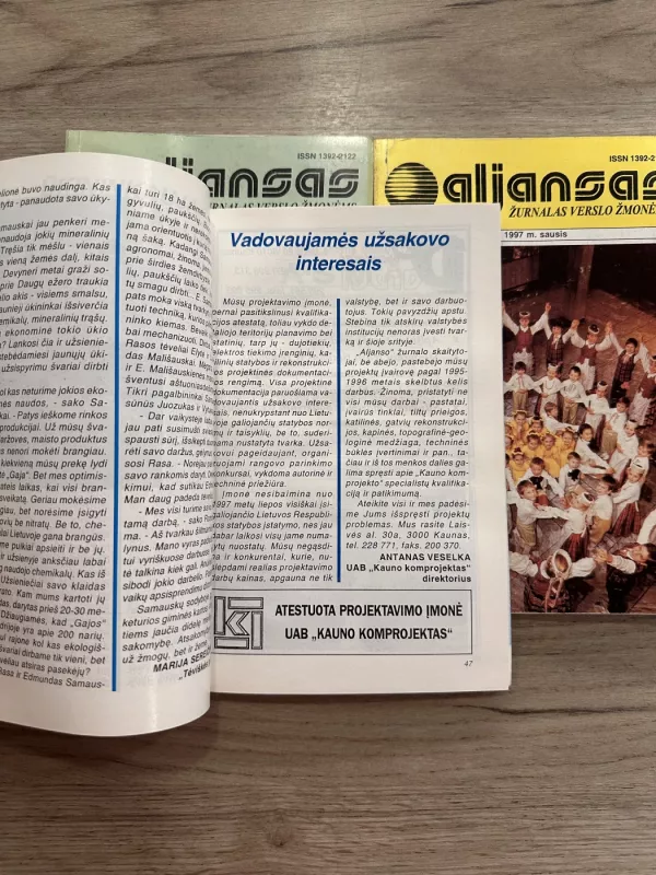 Aljansas: Žurnalas verslo žmonėms. 1997 m. sausis-kovas - Antanas Mačianskas, knyga 4
