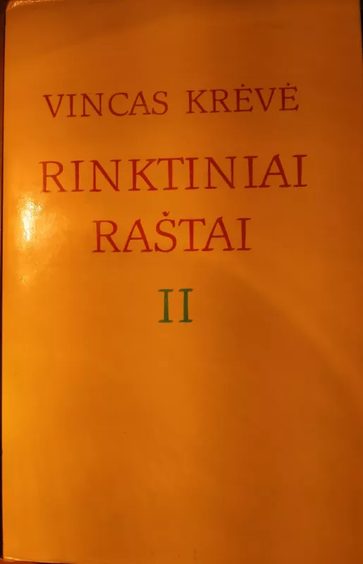 Vincas Krėvė. Rinktiniai raštai I, II, III - Vincas Krėvė, knyga 3