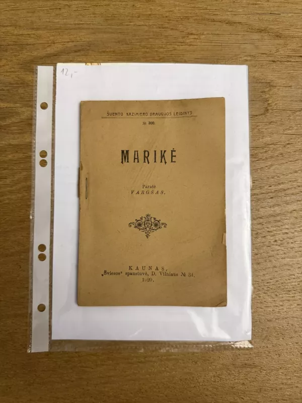 Marikė - Bronius Laucevičius-Vargšas, knyga 2