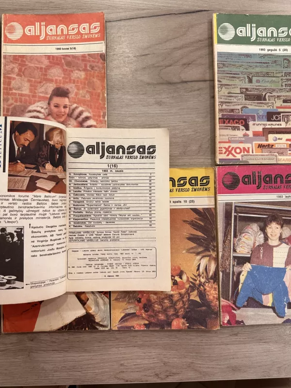 Aljansas: Žurnalas verslo žmonėms. 1993 m. - Autorių kolektyvas (įvairūs), knyga 3