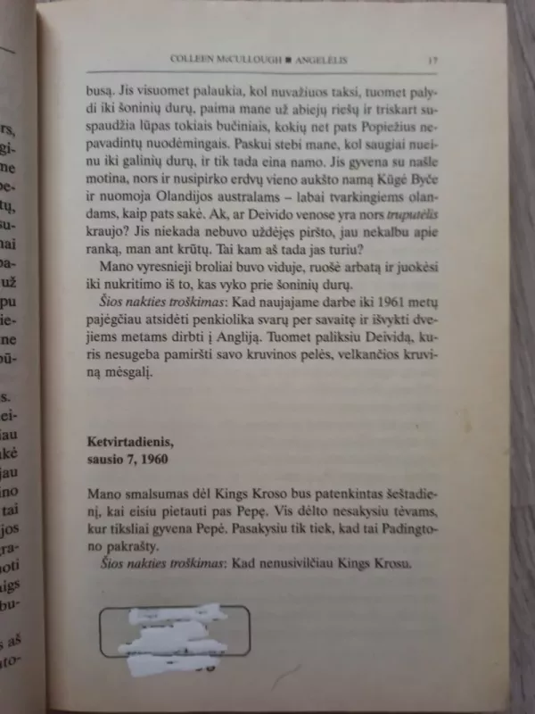Angelėlis - Colleen McCullough, knyga 3