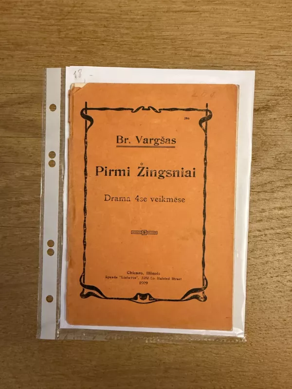 Pirmi žingsniai. Drama - Bronius Laucevičius-Vargšas, knyga 2