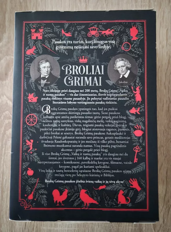 DIDŽIOJI PASAKŲ KNYGA: garsieji Broliai Grimai būtų sužavėti – tai pats nuostabiausias gražiausių pasaulyje pasakų rinkinys vaikams kolekcinėje dėžutėje -  Broliai Grimai, knyga 6