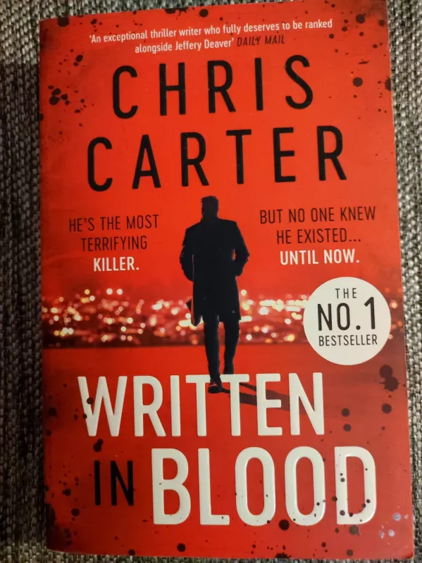 Written in Blood - Chris Carter, knyga 2