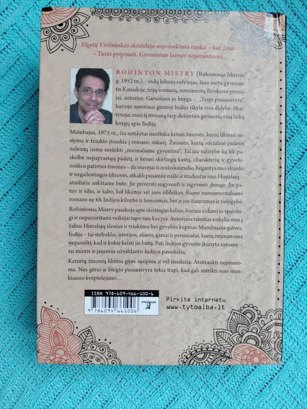 Trapi pusiausvyra - Mistry Rohinton, knyga 3