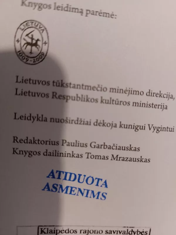 Sakymas ir rašymas - Vytautas Ališauskas, knyga 2