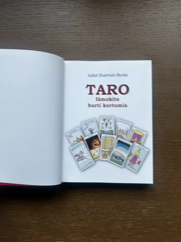 Taro Išmokite burti taro kortomis - Juliet Sharman-Burke, knyga 5