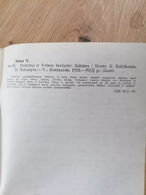 Perkūno ir velnio brolystė. Sakmės - Vydas Astas, knyga 5