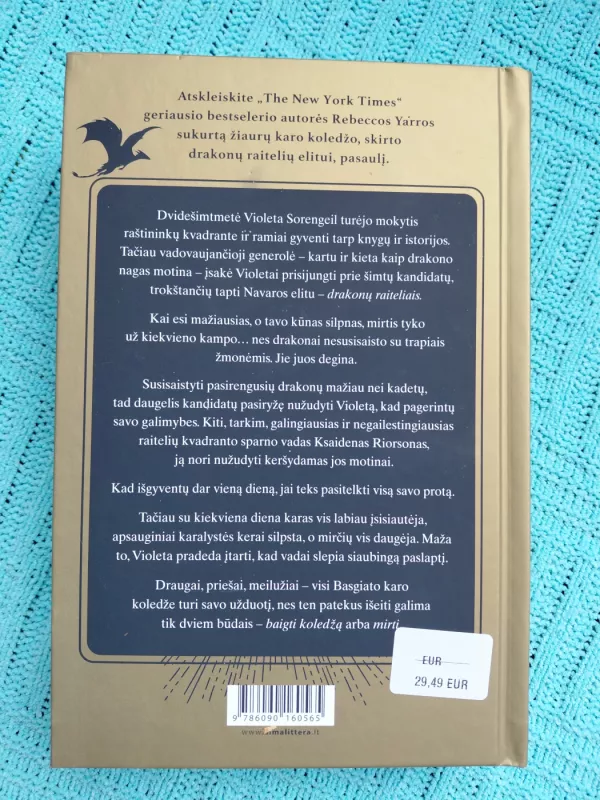 Empirėjus (1 knyga). Ketvirtasis sparnas. Skrisk arba mirk (Maginė fantastika paaugliams) - Rebecca Yarros, knyga 3