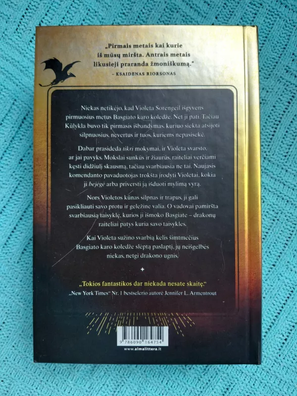 Geležinė liepsna - Rebecca Yarros, knyga 4