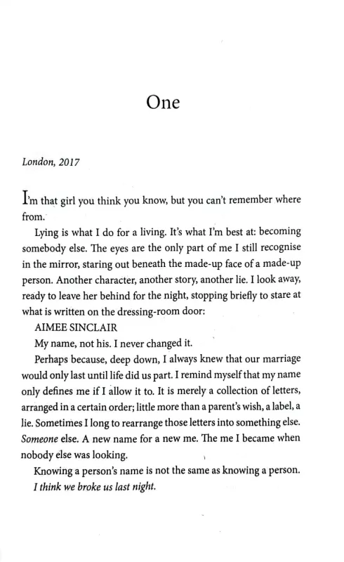 I know who you are - Alice Feeney, knyga 3