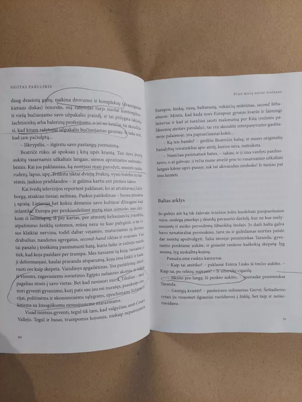 Prieš mirtį norisi švelnaus - Sigitas Parulskis, knyga 4