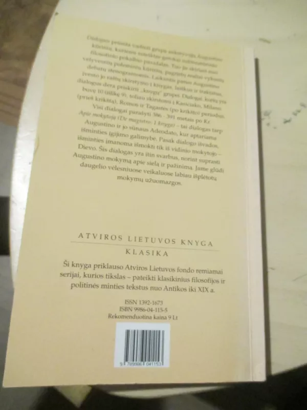 Dialogai: apie mokytoją - Aurelijus Augustinas, knyga 5