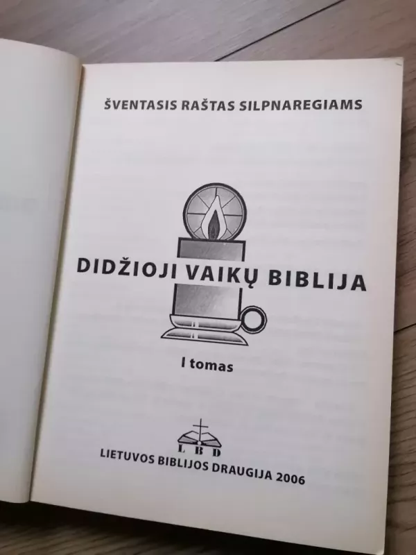 Didžioji Vaikų Biblija I tomas - Autorių Kolektyvas, knyga 3