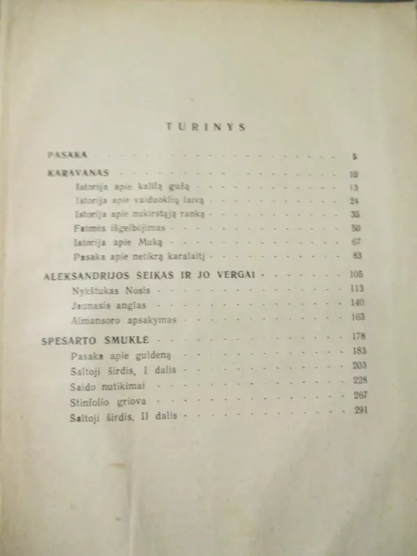 Pasakos - V. Haufas, knyga 6