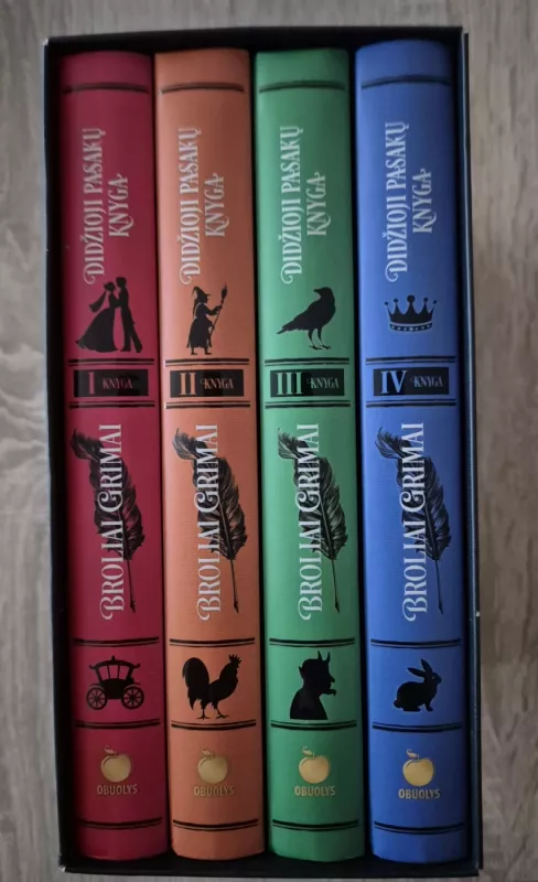 DIDŽIOJI PASAKŲ KNYGA: garsieji Broliai Grimai būtų sužavėti – tai pats nuostabiausias gražiausių pasaulyje pasakų rinkinys vaikams kolekcinėje dėžutėje -  Broliai Grimai, knyga 2