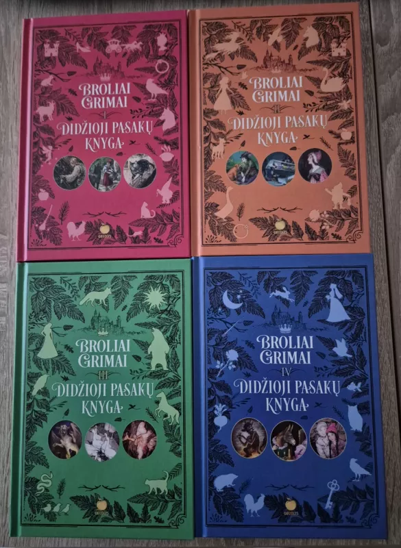 DIDŽIOJI PASAKŲ KNYGA: garsieji Broliai Grimai būtų sužavėti – tai pats nuostabiausias gražiausių pasaulyje pasakų rinkinys vaikams kolekcinėje dėžutėje -  Broliai Grimai, knyga 3