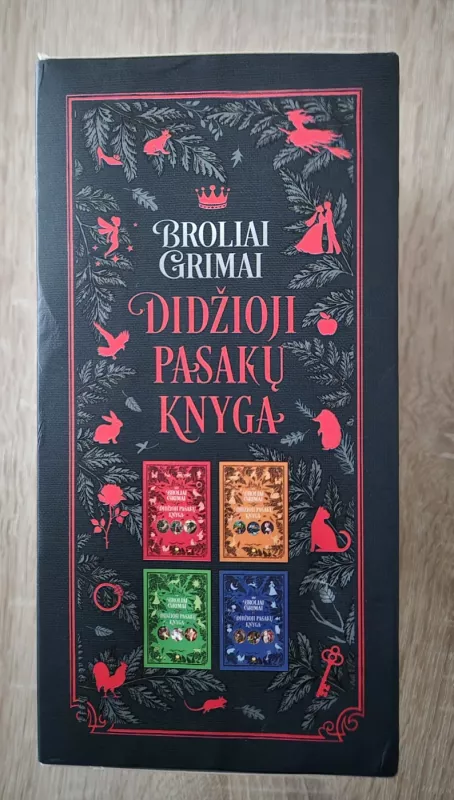 DIDŽIOJI PASAKŲ KNYGA: garsieji Broliai Grimai būtų sužavėti – tai pats nuostabiausias gražiausių pasaulyje pasakų rinkinys vaikams kolekcinėje dėžutėje -  Broliai Grimai, knyga 5